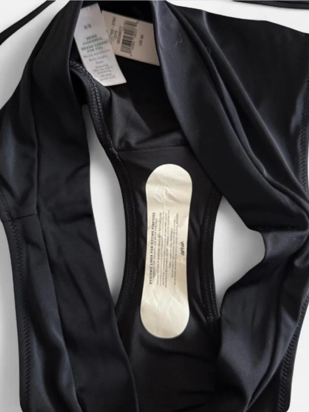NWT‎ Aerie Black Crossover Bikini Set Size Medium